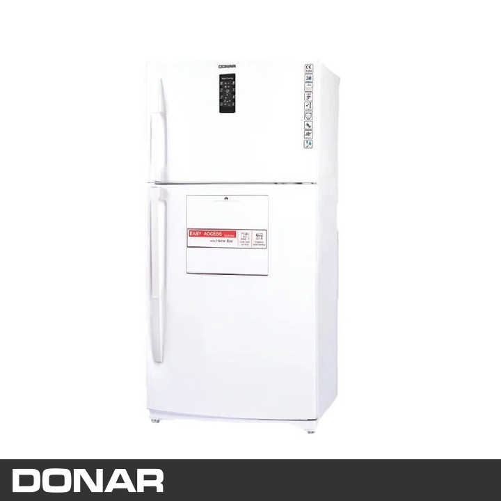 یخچال فریزر بالا دونار 18 فوت مدل DNFR650H سفید