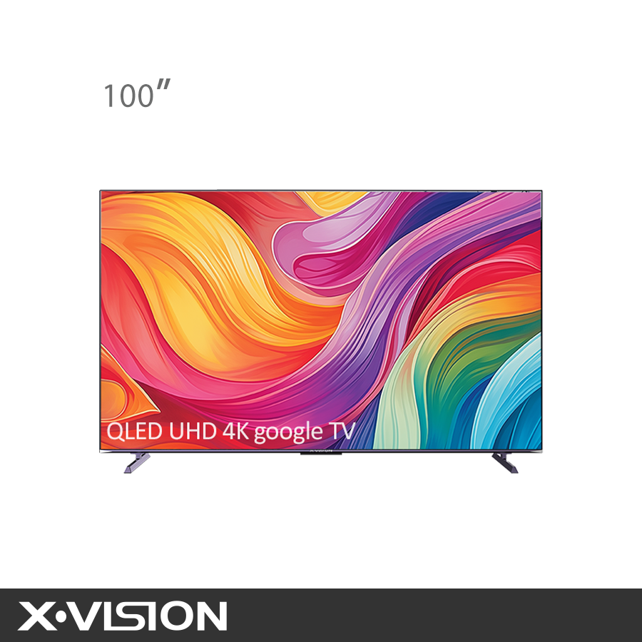 تلویزیون QLED هوشمند ایکس ویژن 100 اينچ مدل 100X15