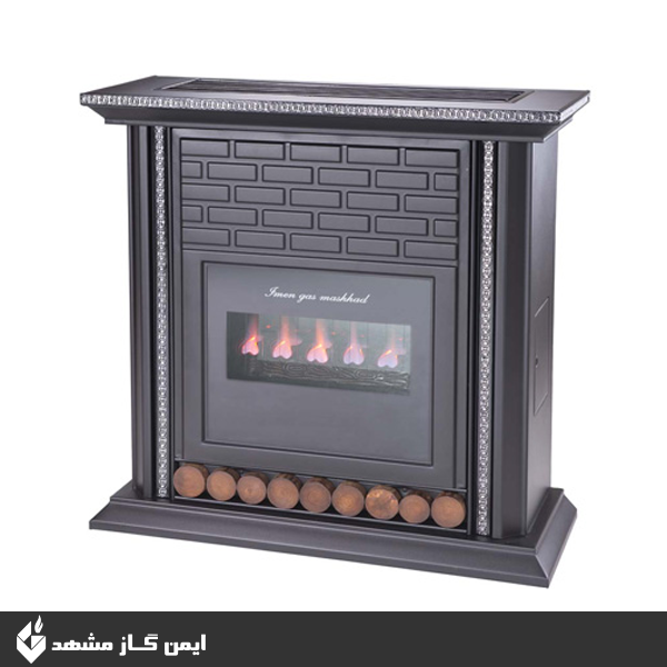 بخاری گازی ایمن گاز مشهد طرح آجرنما مدل شارین 32000